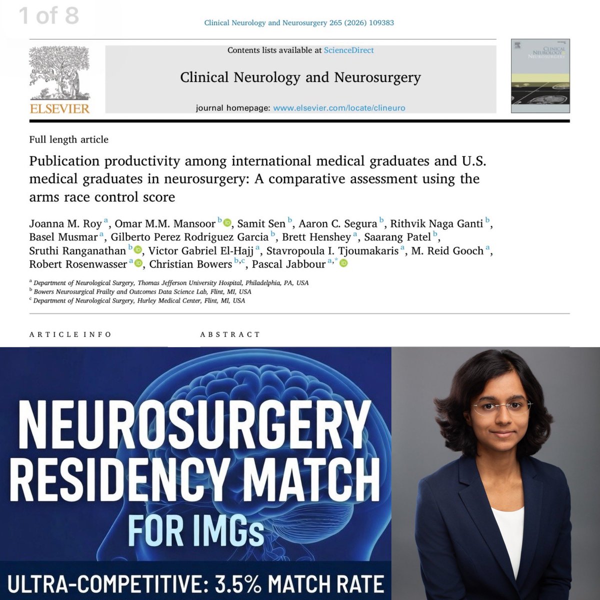 Pascal Jabbour MD, FAANS, FACS, FAHA tweet media