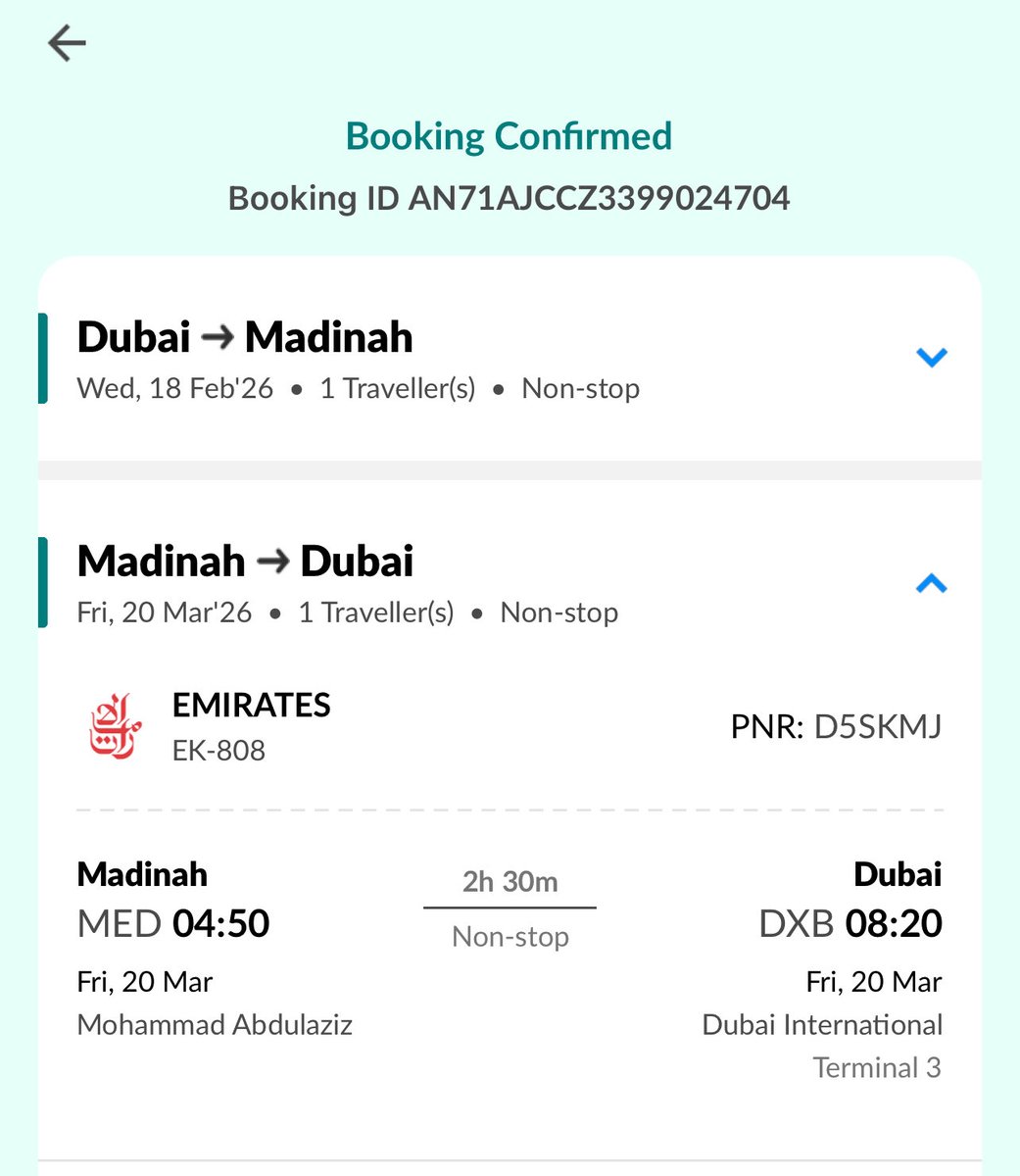 Meme_olc's tweet image. @makemytripcare my flight @emirates  on 20 Mar 2026 (Ref: D5SKMJ / 2SZLPZ) was cancelled and I was never informed by your agency. No refund update, no rebooking, no response. Please resolve this urgently.
#MakeMyTrip
#CustomerService
#TravelIssue 
#makemytripcare