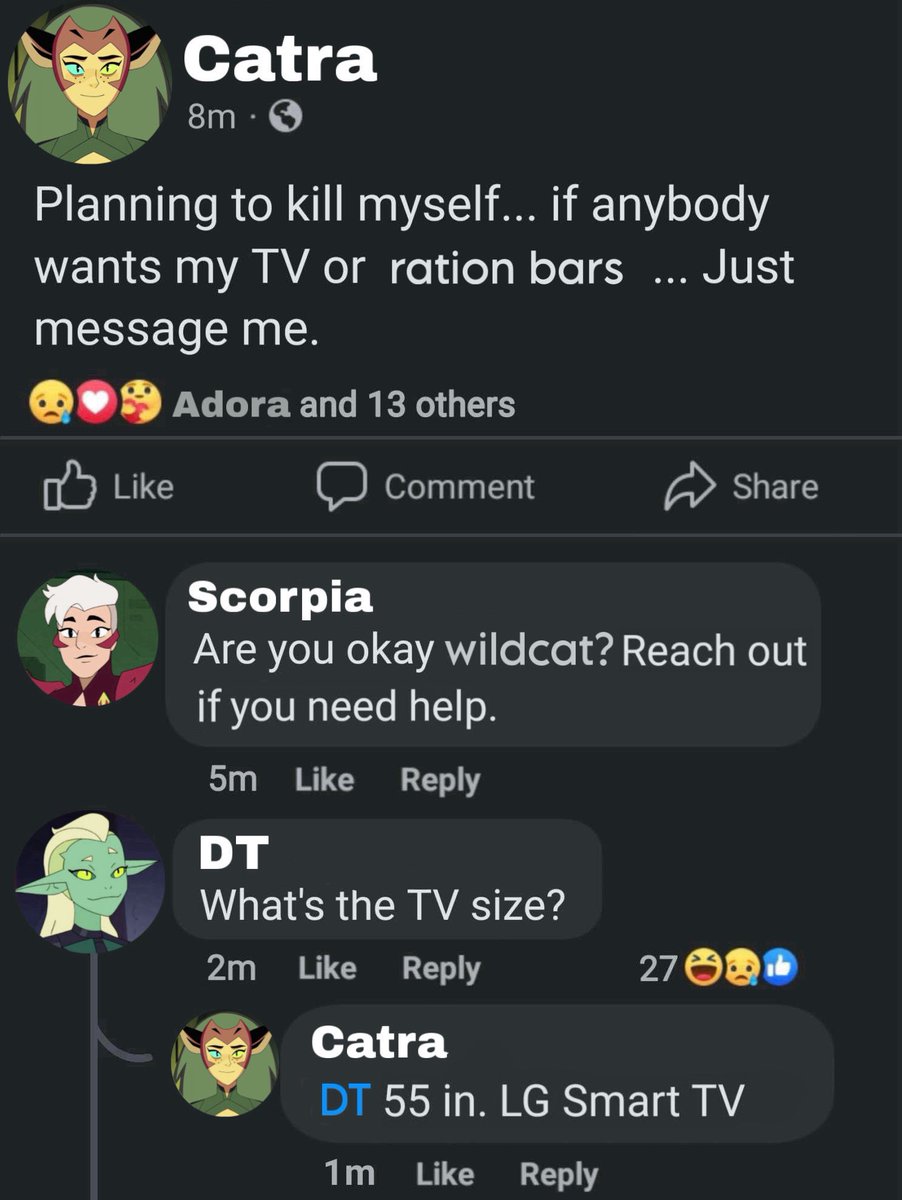 Crispy ᱬ 🐸🦉✨ | Catra apologist tweet media