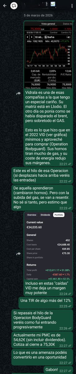iparatx's tweet photo. Que a Herradura Azul le gusta Aceros Anacott
Sé que les gustan los #Iparchat..
$VID #Vidrala #OperationBodyGuard https://t.co/EVt8RehdSE