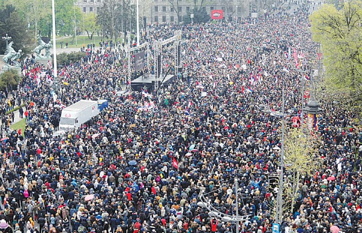 <a href="/nexta_tv/">NEXTA</a> There are mass protests against Vucic in Serbia. Nobody likes him.