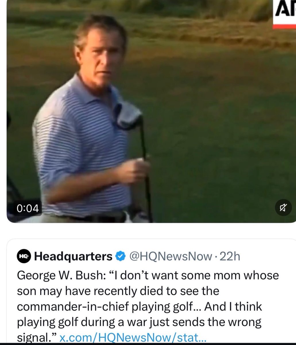 Anyone know a president playing #golf?