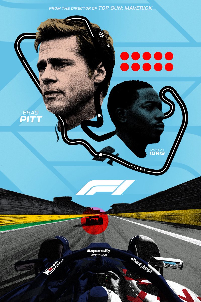 Oscar Best Picture poster series #oscars 

F1 by Joseph Kosinski