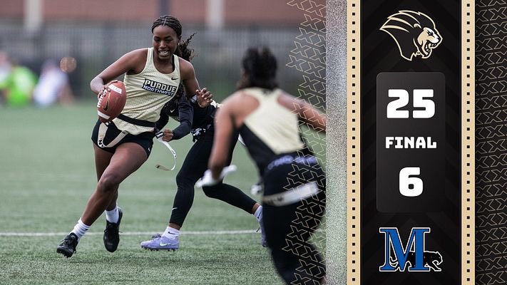 PNWathletics's tweet photo. FIRST EVER GAME AND FIRST PROGRAM WIN‼️‼️‼️

Congrats to Women’s Flag Football on recording the programs first win on their inaugural game over Marian!

#PowerOnward 🦁 https://t.co/6ttAjmdDog