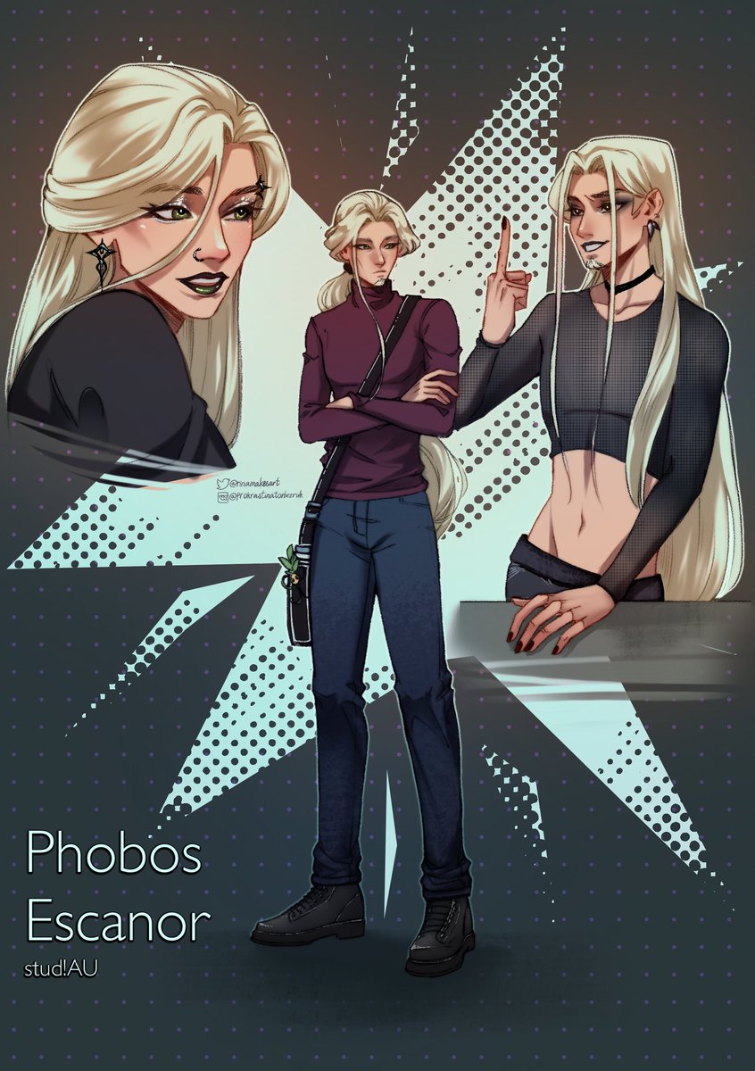 rinamakesart's tweet image. university!AU Phobos 🖤
#phobos #phobosescanor #witch