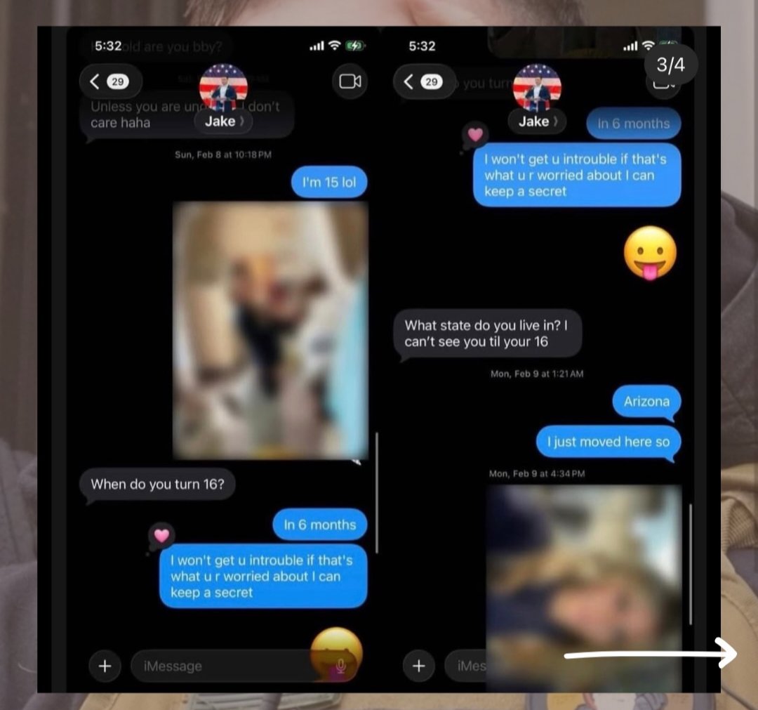 AAAAAANNNNDDDD to the surprise of absolutely no one, Jake Lang is a fucking pedophile.

Another MAGA groomer, how cute.