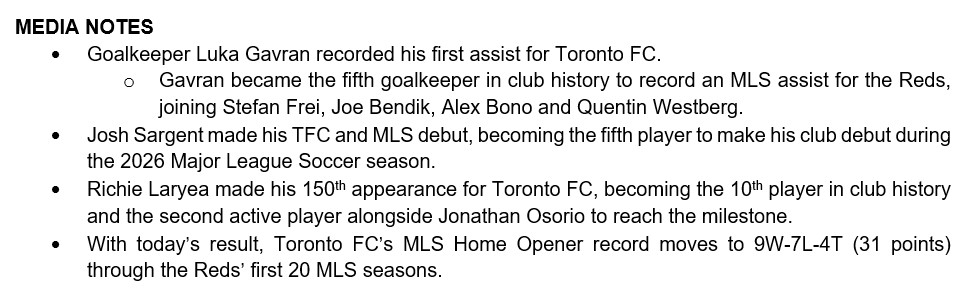 Toronto FC MR tweet media