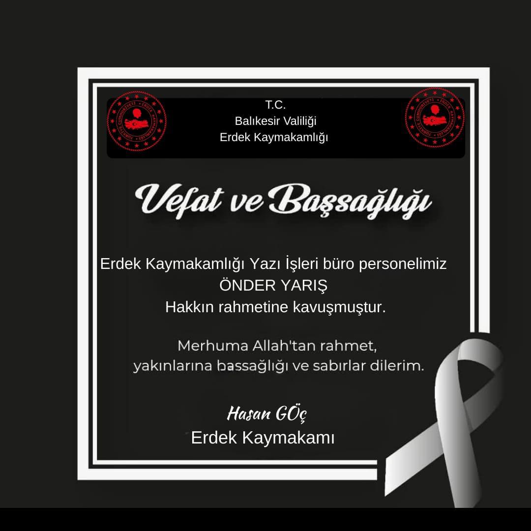 Erdek Kaymakamlığı (@tc_erdek) on Twitter photo 