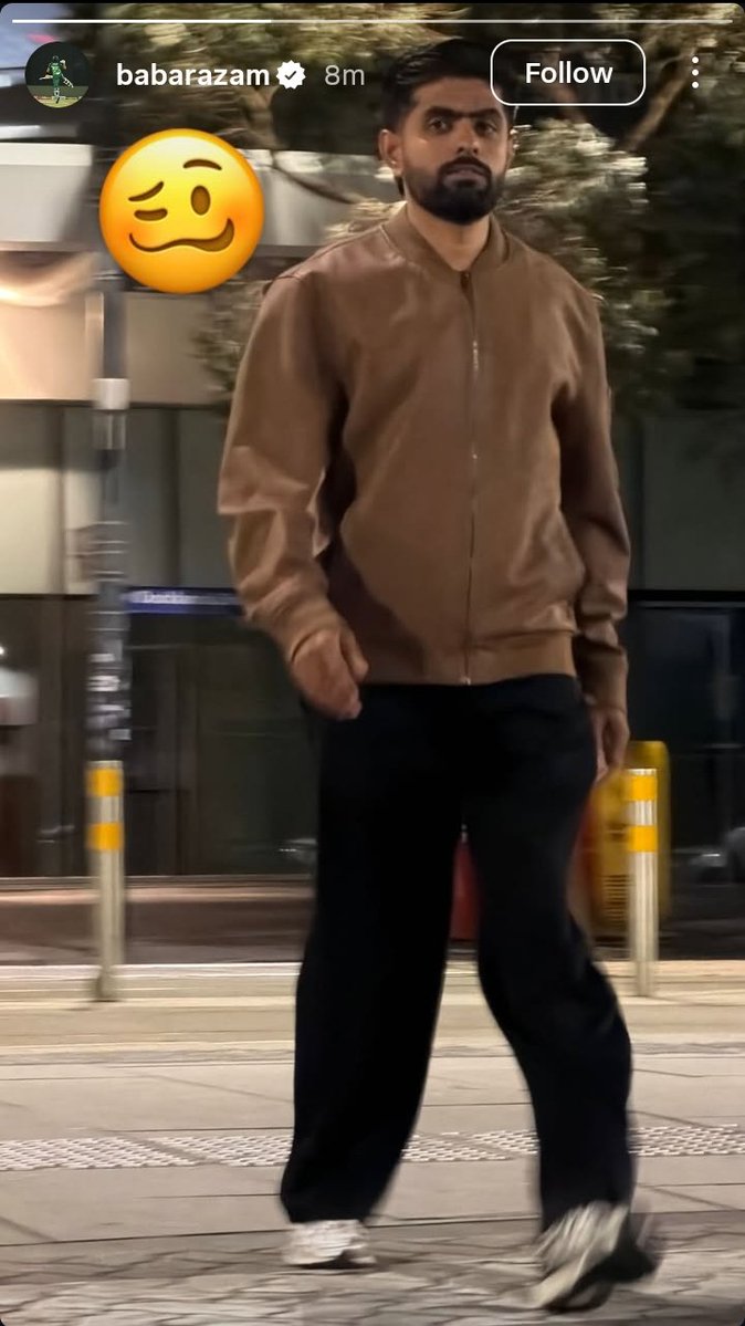 Babar Azam Instagram story 🥶