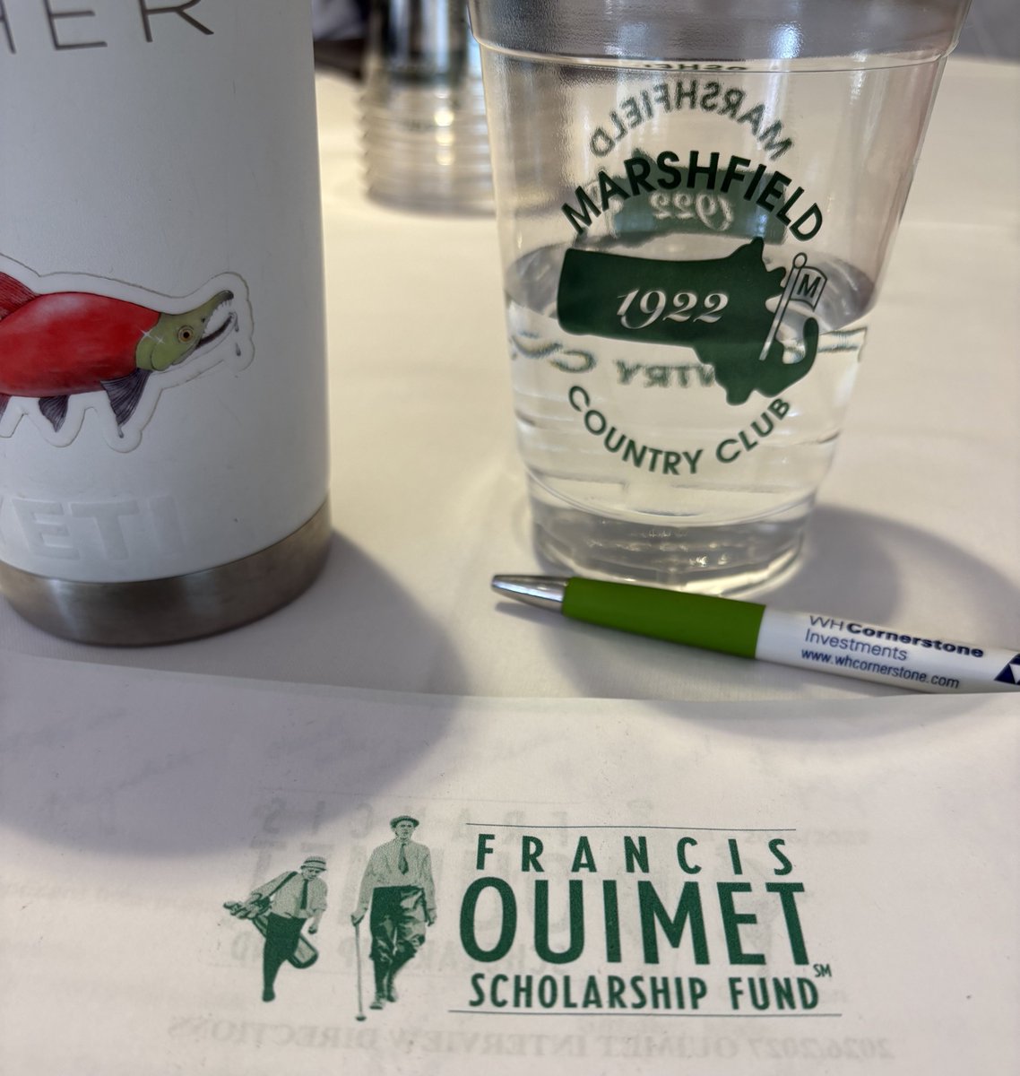 Great day supporting <a href="/ouimetfund/">Ouimet Fund</a> interviewing future scholars. Proud to be a Ouimet Scholar myself!