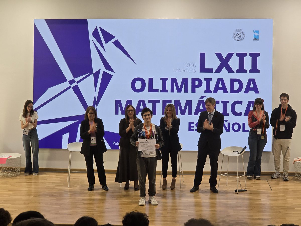 OMErsme's tweet photo. 8.º puesto, empatados: Fernando González (Castilla y León) y Mateo Pereiras (Principado de Asturias). 7.º puesto: Iván Aguilera (Comunidad de Madrid). ¡Enhorabuena! #OME2026 https://t.co/eyIZFaCnZH