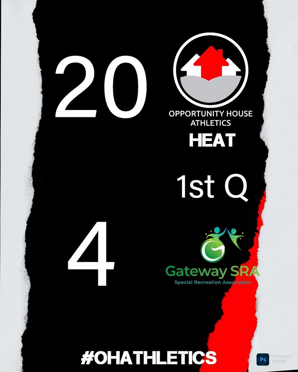 After the 1st quarter, the Heat out to a commanding lead.  

 #ohathletics #specialolympicsillinois #soillstatechampionships #goingforgold #TheHeatIsOn
