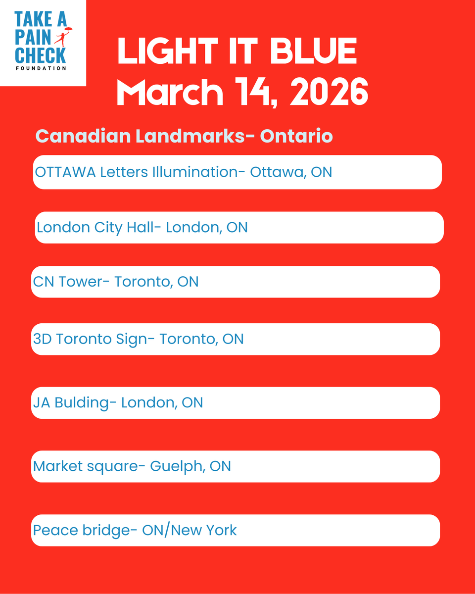 takeapaincheck's tweet photo. Reminder! There are lots of landmarks around the world to check out today for #LightitBlue. Come out in support of World yOung Rheumatic Diseases Day.
#LightItBlue #TakeaPainCheck #TAPCLightItBlue #LightItBlue4WORDDay #TAPC #BlueLandmarks #WORDDAY #rheumaticdisease #TAPC https://t.co/Fx8uu4ROcD