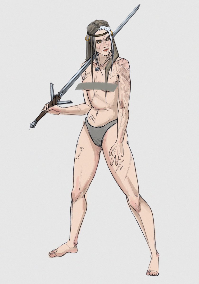 anesvalt_art's tweet image. One of the big problems in my art - I dont stay in one fandom for long. A randomizer in my head :"D 

Anyway, a little bit of my Witcher ladies - Marzanna, school of cat. And Ivonka - my sorceress.
#TheWitcher #Witcher #WitcherLadies #WitcherOc #art