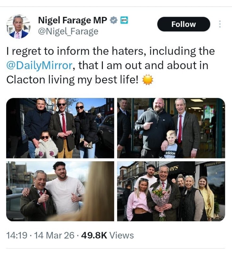 Ah, the annual trip to Clacton, always a hoot.