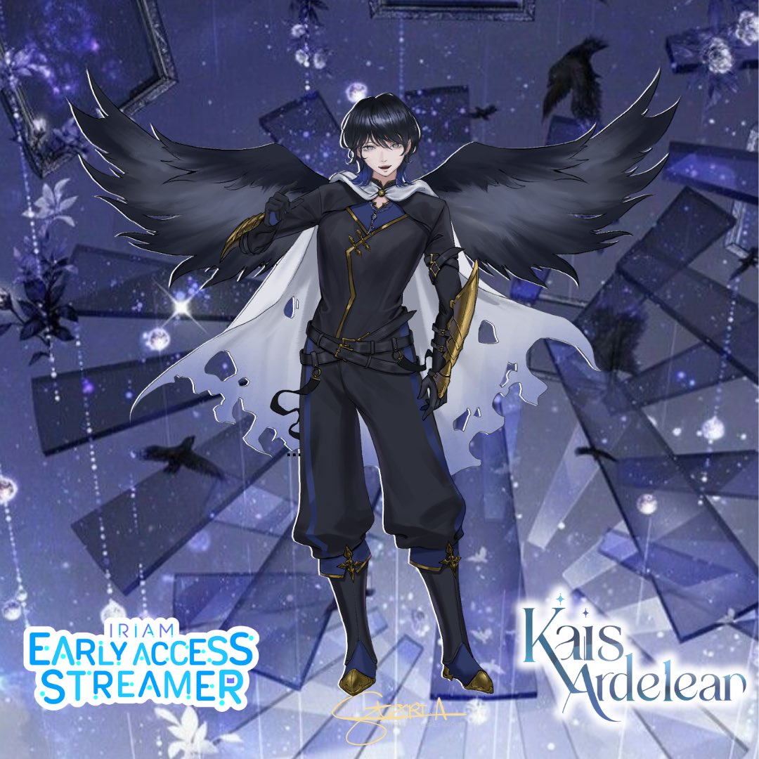 Kais_Ardelian's tweet image. Sheeesh thank you so much everyone tis been only 48 hrs but we already reached the goal 🎉🎉🎉 welps without further ado heres the model in all its winged glory 🪽

#ModelReveal #Vtuber #StoriA #IRIAMUS #IRIAMPreDebut #kais