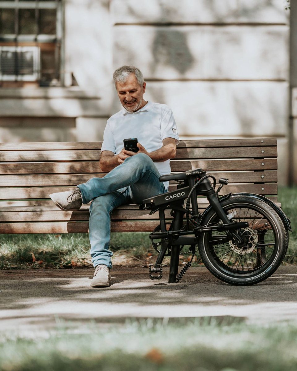 The perfect pause between adventures. CARBO is the ultimate compact companion. Ready whenever you are!

#ridecarbo #carbo #carboelectricbike #ebike #foldingebike #lightweightebike