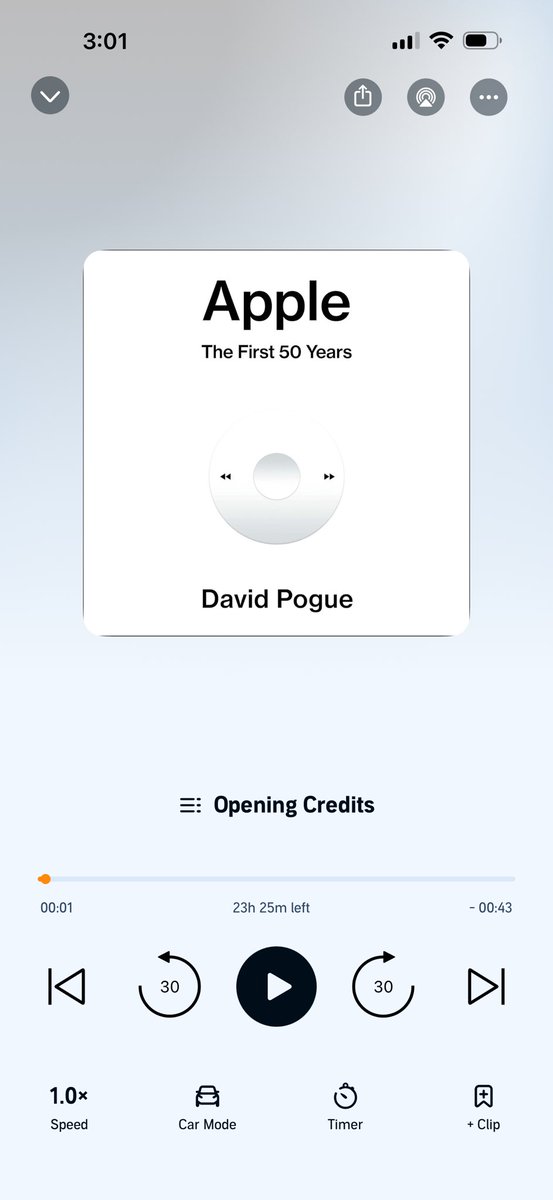 Going to love sharing this with the kids in the car on the way to school :). Thank you <a href="/Pogue/">David Pogue</a> !! 🍎 🚗  🏫