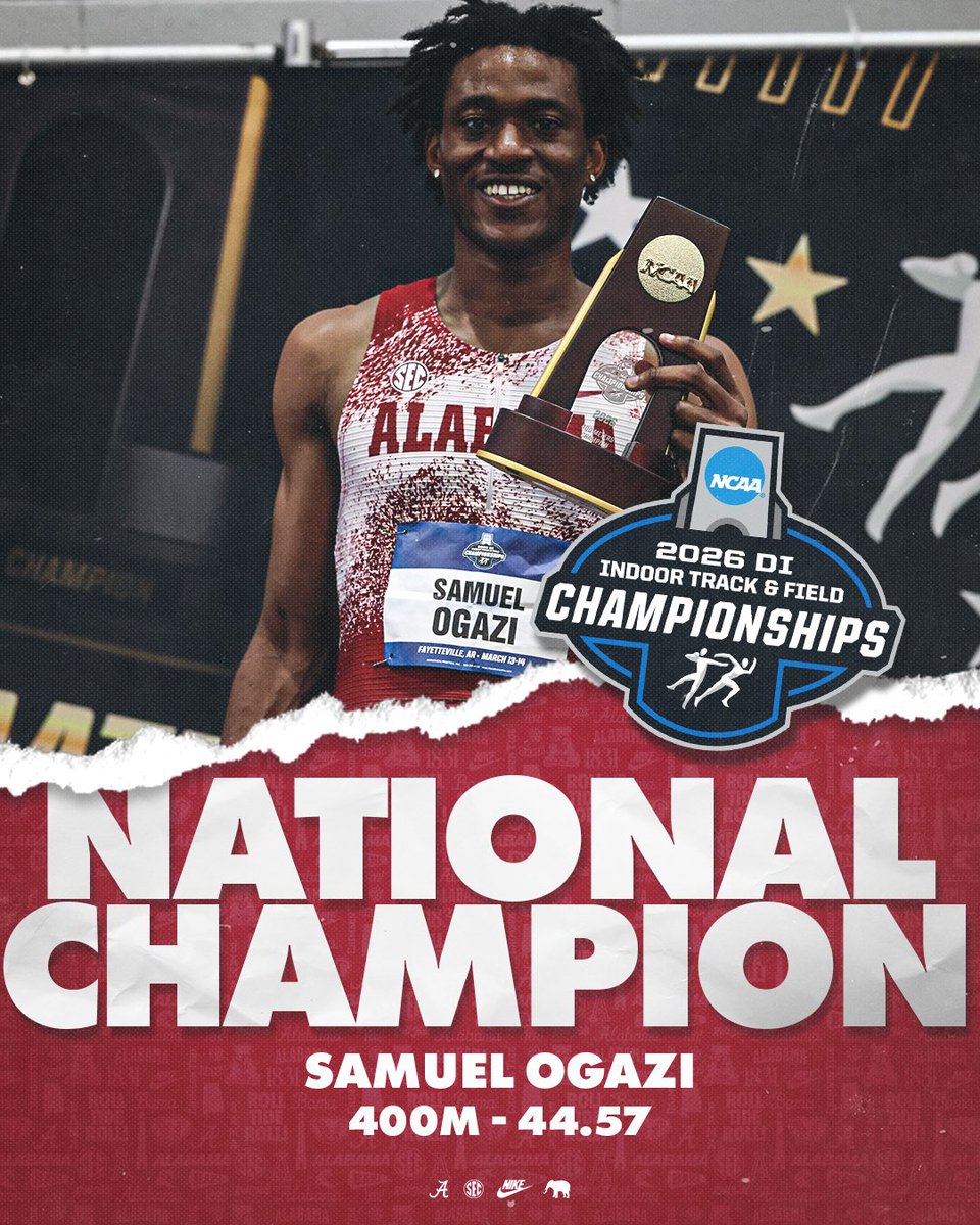 Alabama Track & Field tweet media