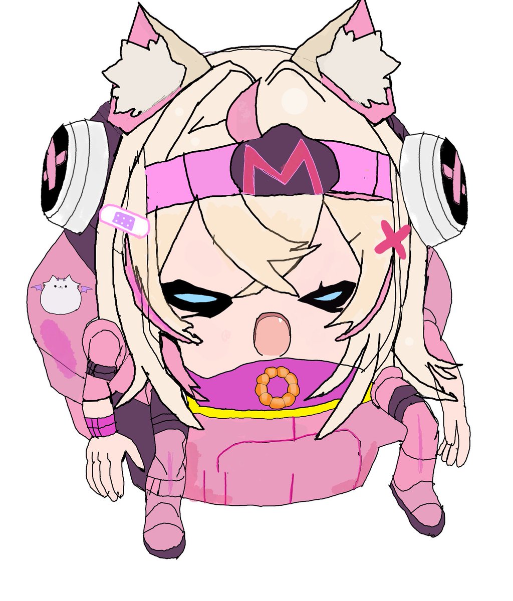 lazykbunny's tweet image. #hololive #hololivEN #mococo #FUWAMOCO #fuwamoco #FWMCpix #modok #marvel