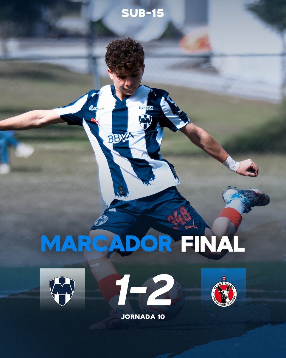 Rayados_FB's tweet image. 90'⏱ | #Sub15 | #MTY 🤠 1 - 2 🐕 #TIJ |

Final del partido. 

Venga, muchachos. ¡A seguir trabajando!