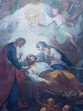 Daniel01121916's tweet photo. Heiliger Josef, Nährvater Jesu Christi und wahrer Bräutigam der seligsten Jungfrau Maria, bitte für uns und für die Sterbenden dieser Nacht. https://t.co/lpQTMD4qei