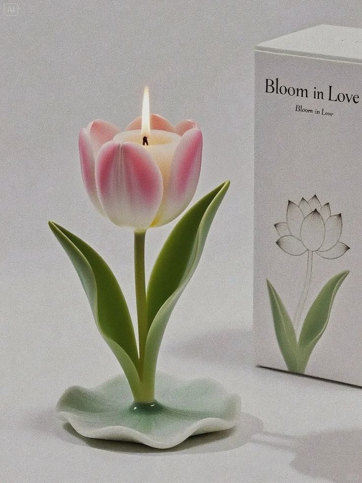 tulip candle 🌷