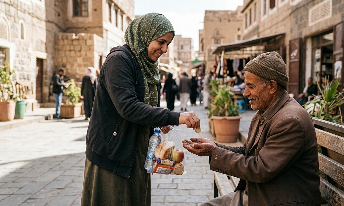 "اجعل لك خبيئة من عمل صالح، فالصدقة تطفئ الخطيئة وتُبهج الروح.