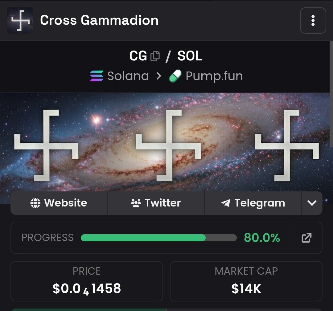 King0ftheFalll's tweet photo. No they wouldn't Ye! And thats why you launched CROSS GAMMADION $CG the day after this tweet.. the real $yzy swasticoin!! People are starting to catch on.. 👀🤫

EqLoAFt68dmmiYAyw38hFkdkC7dxoASEbe1m7T55pump https://t.co/7dhGwe47Mx