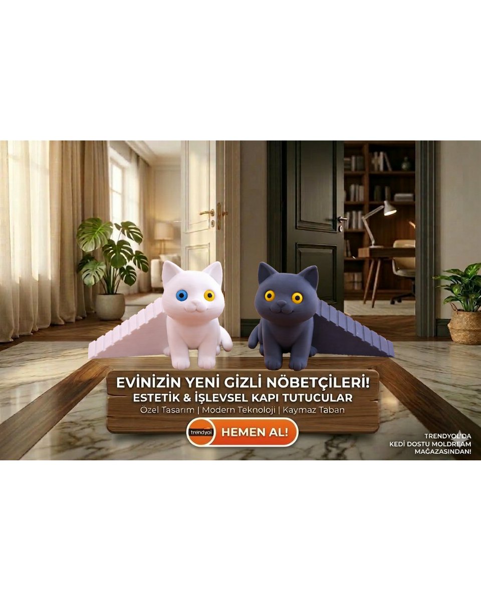 MolDream's tweet photo. 🏠 Kapılar çarpmasın, ev estetik kalsın! 🐱

"Gece" ve "Pamuk" ile tanışın. Sadece kapı tutucu değil, evinizin şık bekçileri! modern teknoloji ve kaymaz taban ile evinize zarafet ve işlevsellik katın. 
👇
https://t.co/ikKCqWHRoE

#KediAşkı #EvDekorasyonu #Trendyol #Kedi #GSvİBFK https://t.co/yUeeFkzTSk