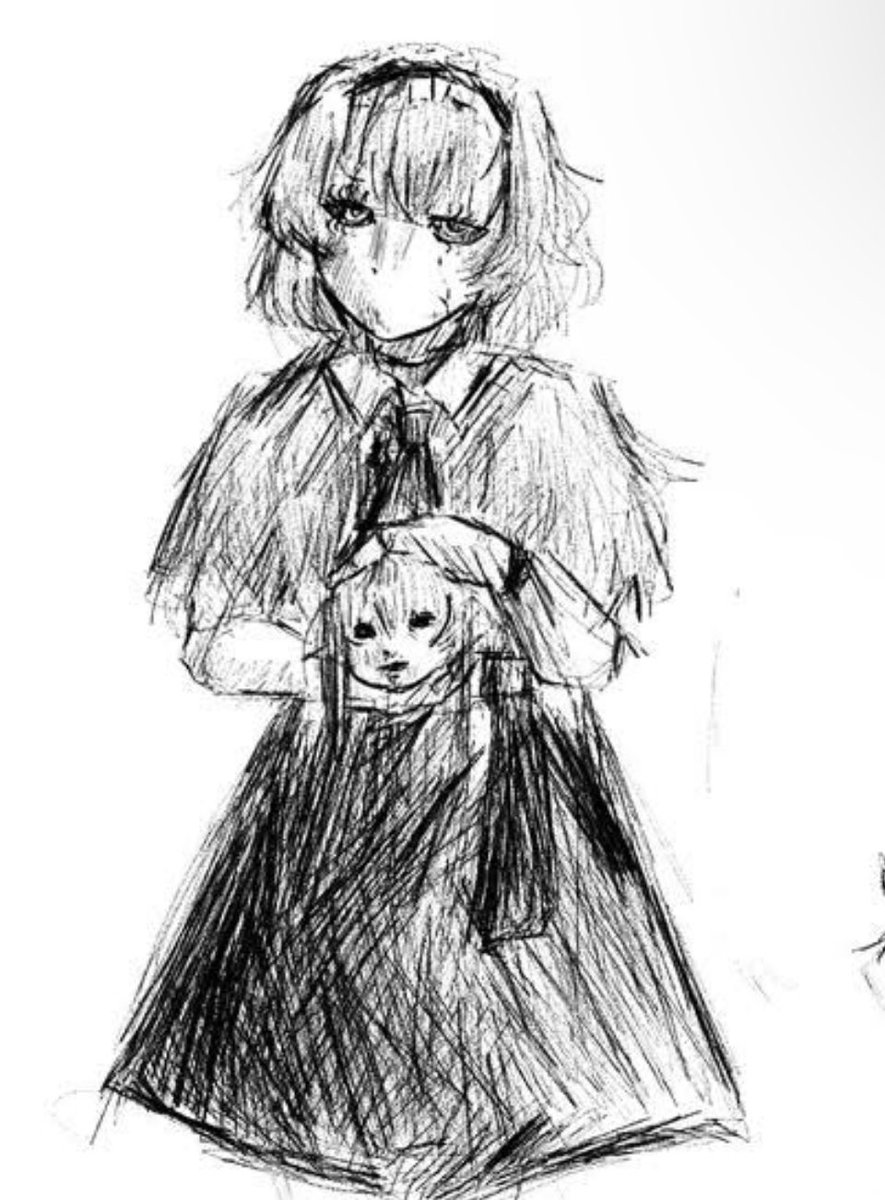 cuffeecat's tweet photo. Alice Margatroid doodles https://t.co/2yltSl2Hcm