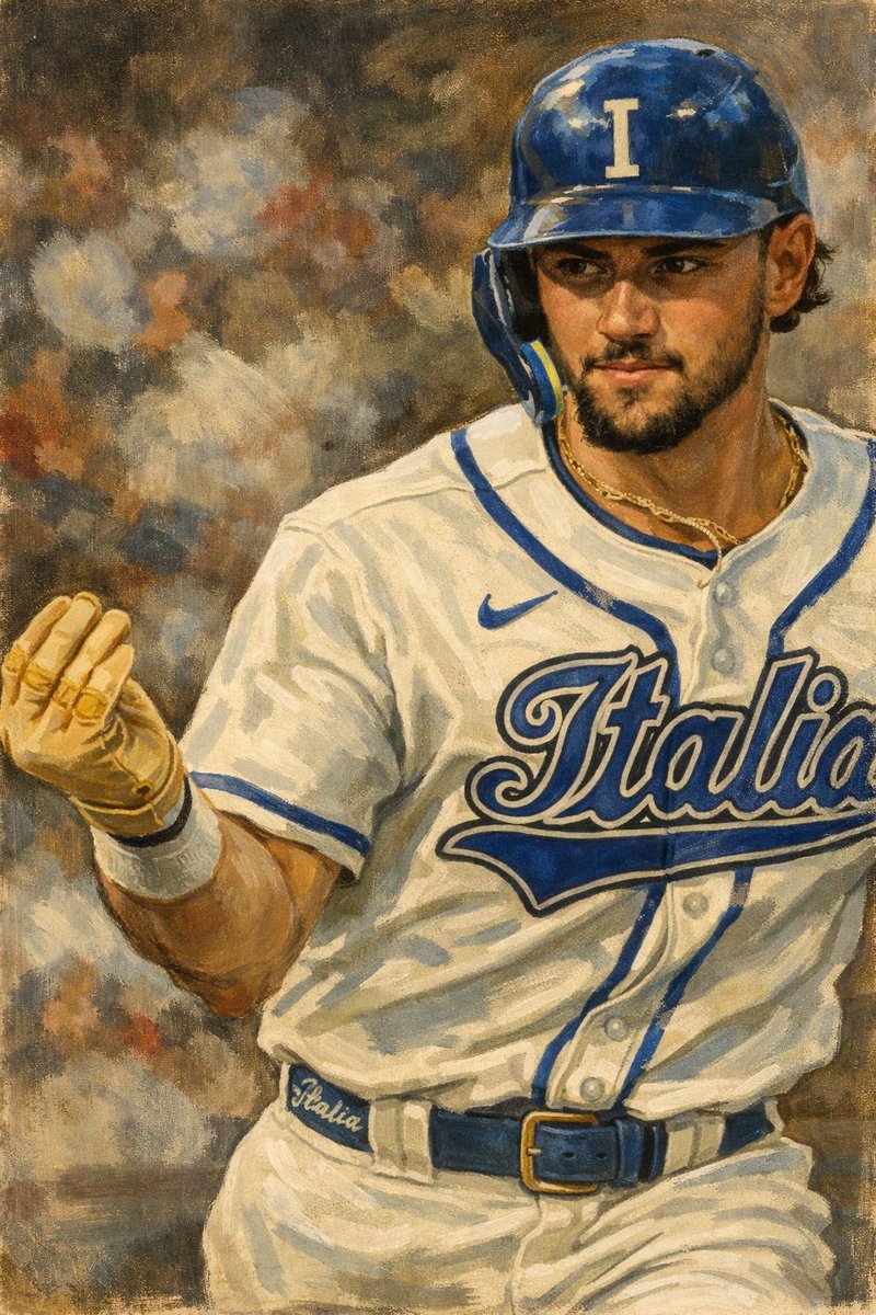 ChrisVaccaro's tweet photo. This should be in every Italian museum. A revolution is upon us. Forza. 🇮🇹 #WBC https://t.co/QCYqMQrA3J