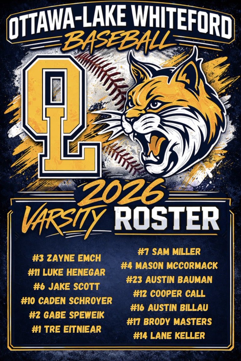 Ottawa-Lake Whiteford Baseball tweet media