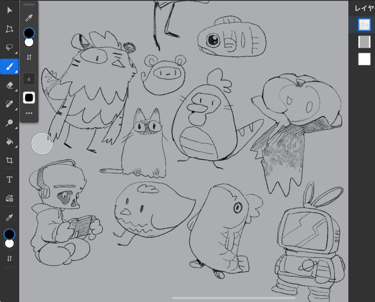 ipadお絵描きマン 