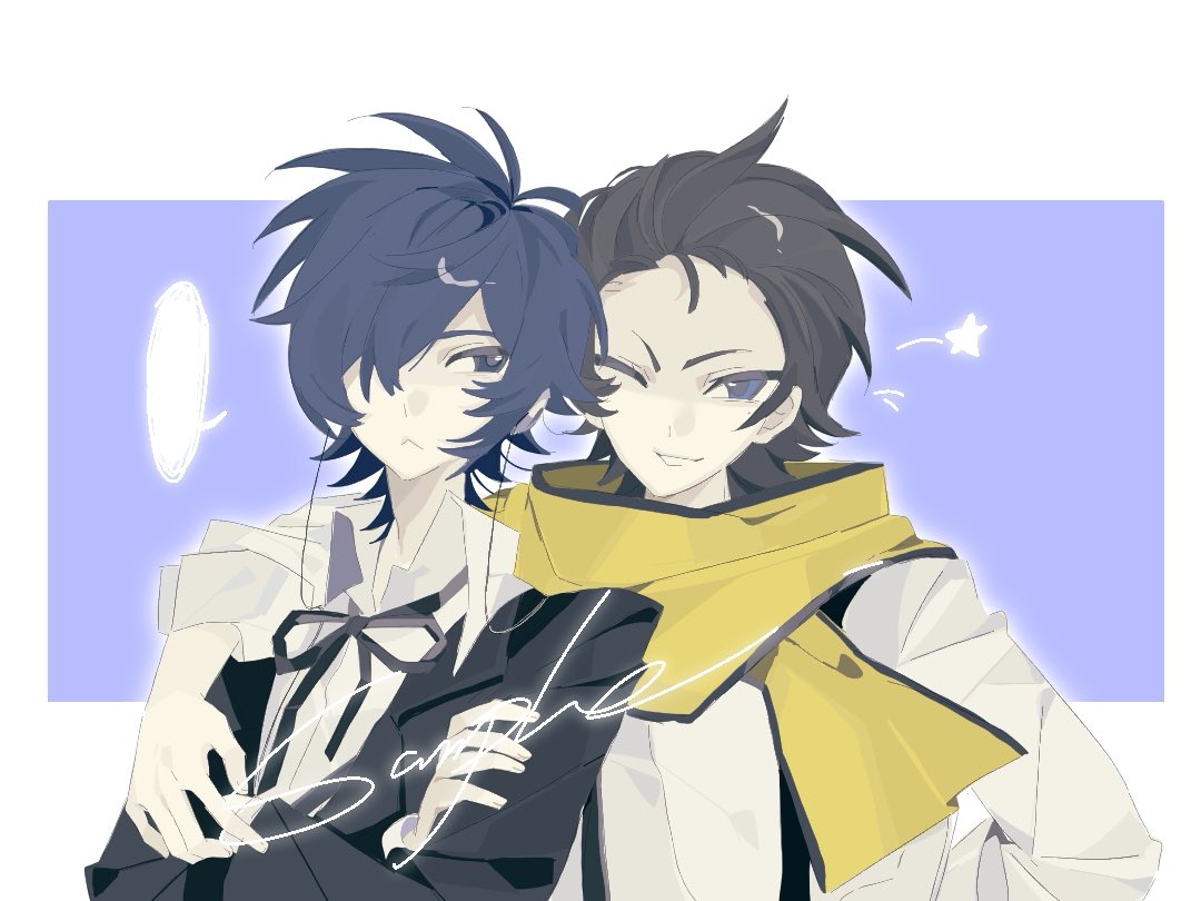 Ageha48999's tweet photo. The title is wrong.  Works commissioned ➡️my friend
    commisson，
#綾主 #ryomina #p3r #person3 https://t.co/k4Pf8D4KPS