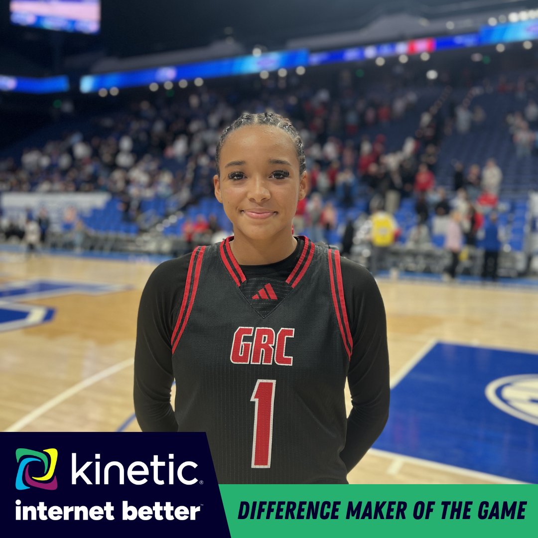 KHSAA's tweet photo. Big-time players step up in big-time moments! Congrats to our Kinetic Difference Makers of the Game, delivering when it mattered most!                                                          

#13 Ashlinn James - Assumption
#1 Kyleigh Chestnut - George Rogers Clark

#KHSSweet16 #KHSAAProudPartner