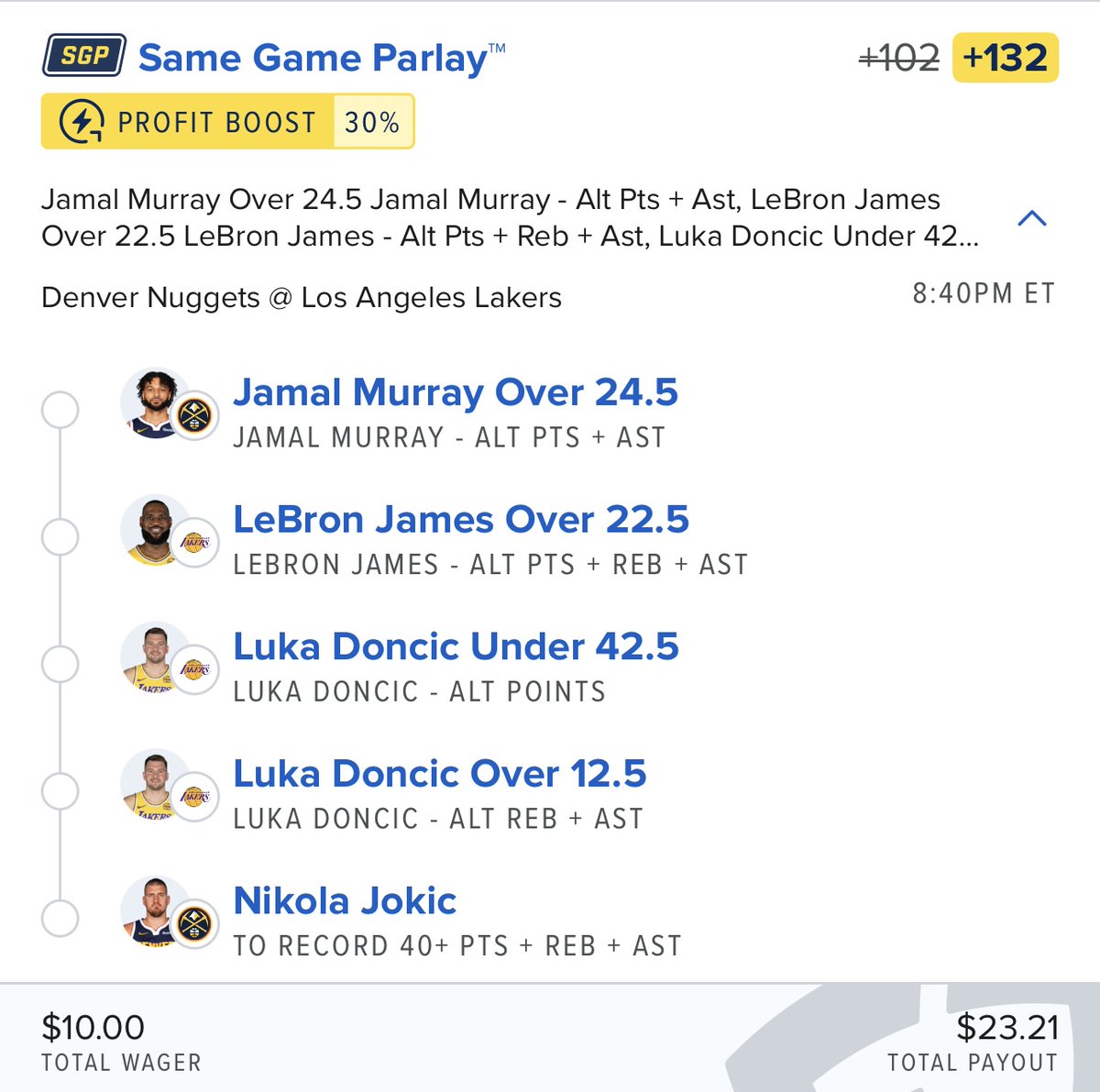 Calling Our Shot tweet media