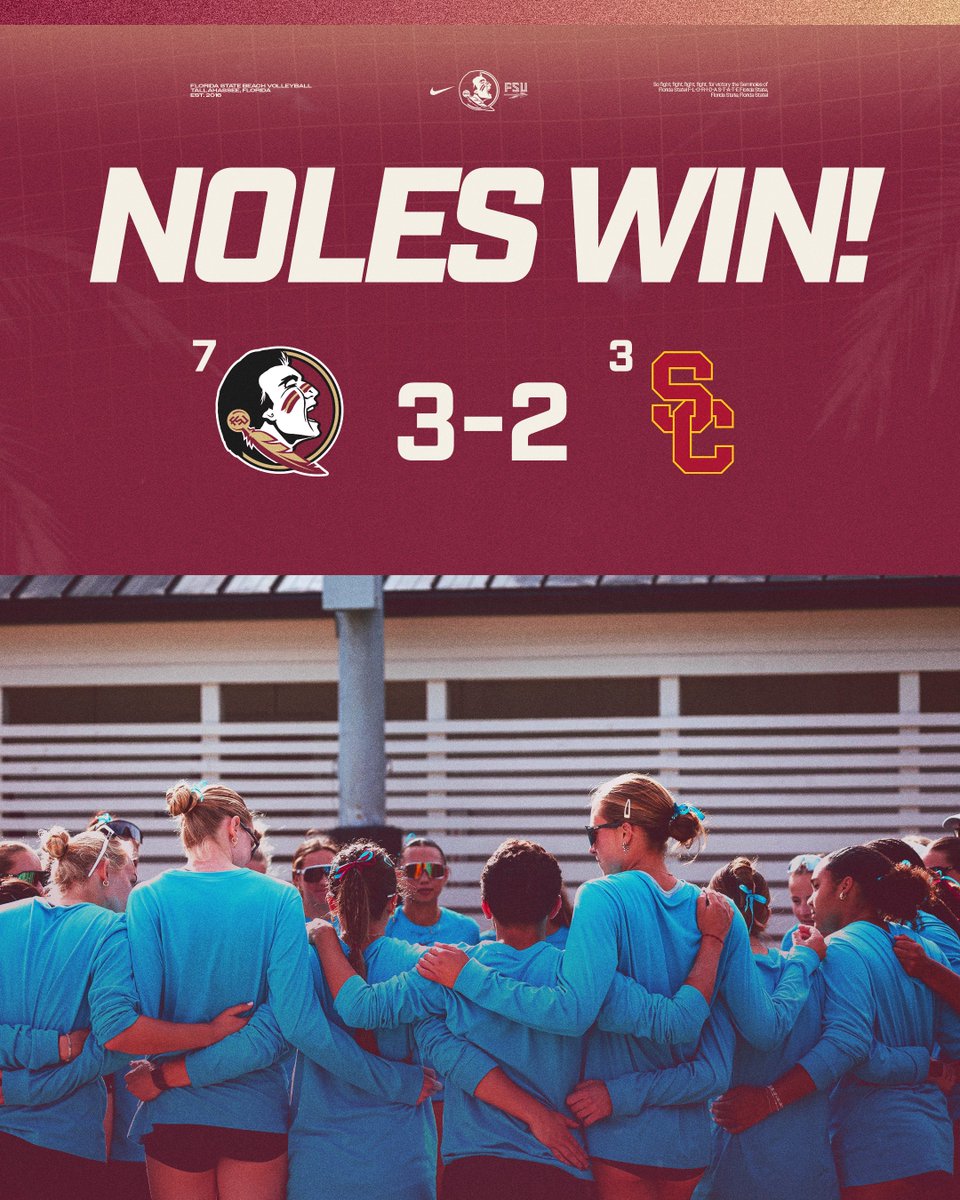 FSU Beach Volleyball tweet media