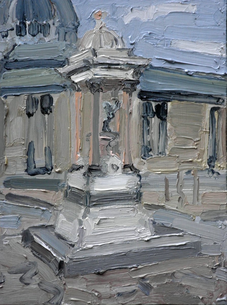 Another of my older pieces, a painting of the Alexandra Fountain at Dundee waterfront, was featured in the Couriers 'Through an Artist's Eye' segment on Monday. 

#alexandrafountain #dundee #oilpainting #pleinair #impasto
