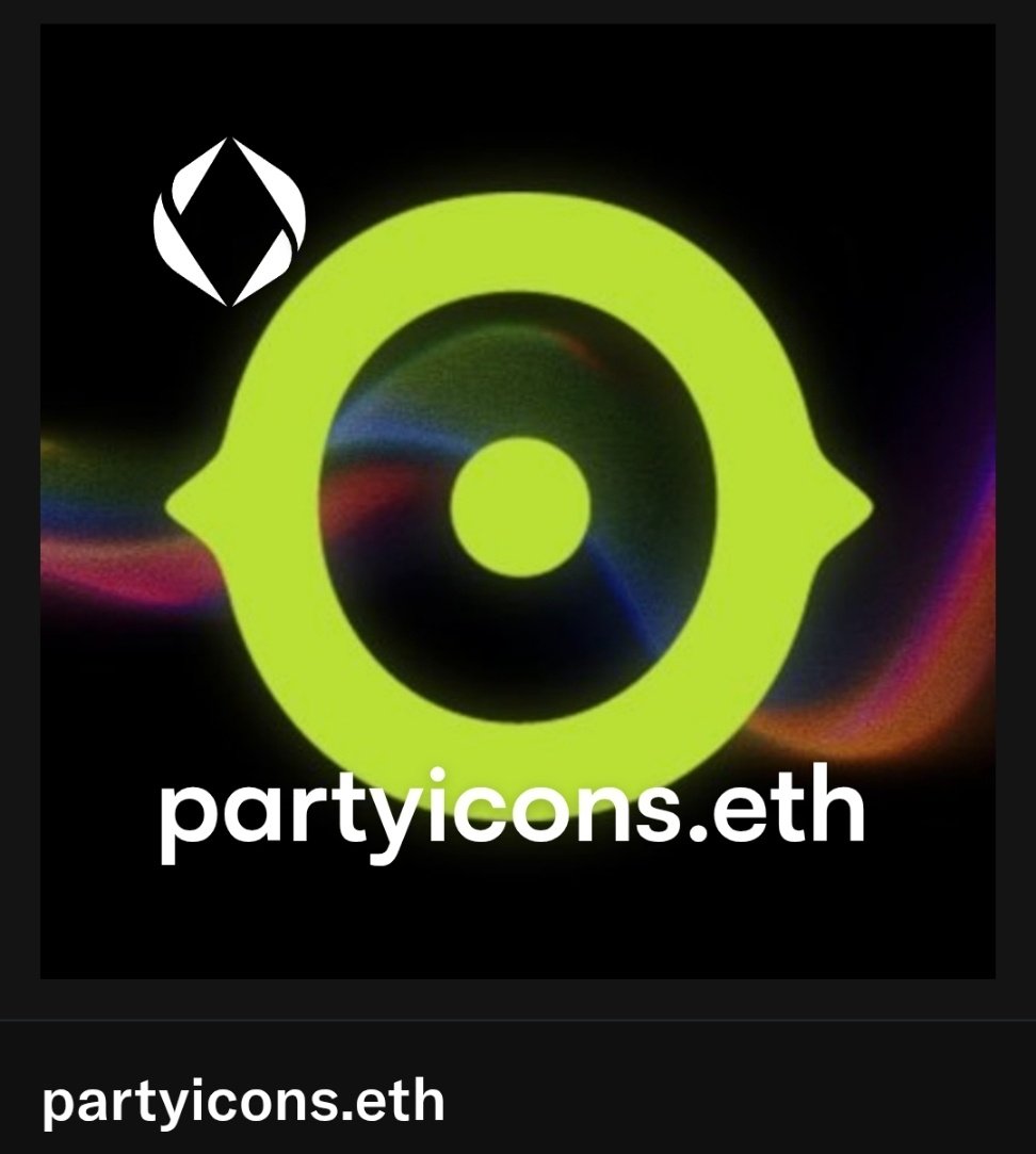 euenft's tweet photo. @PartyIconsOGX @ekko_engine @fibiOGX @knoxOGX @PartyPablo_OGX @ElyzeOgx Hi. I own the domain partyicons.eth. Since it matches your project name, it could be valuable for your brand. Let me know if you’re interested. https://t.co/AJRf6FtfTe