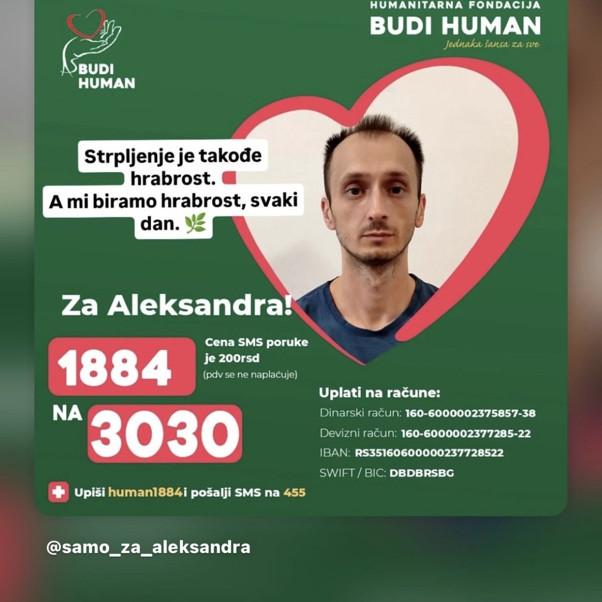 Ko može da pomogne, 1884 na 3030. Hvala ❤️