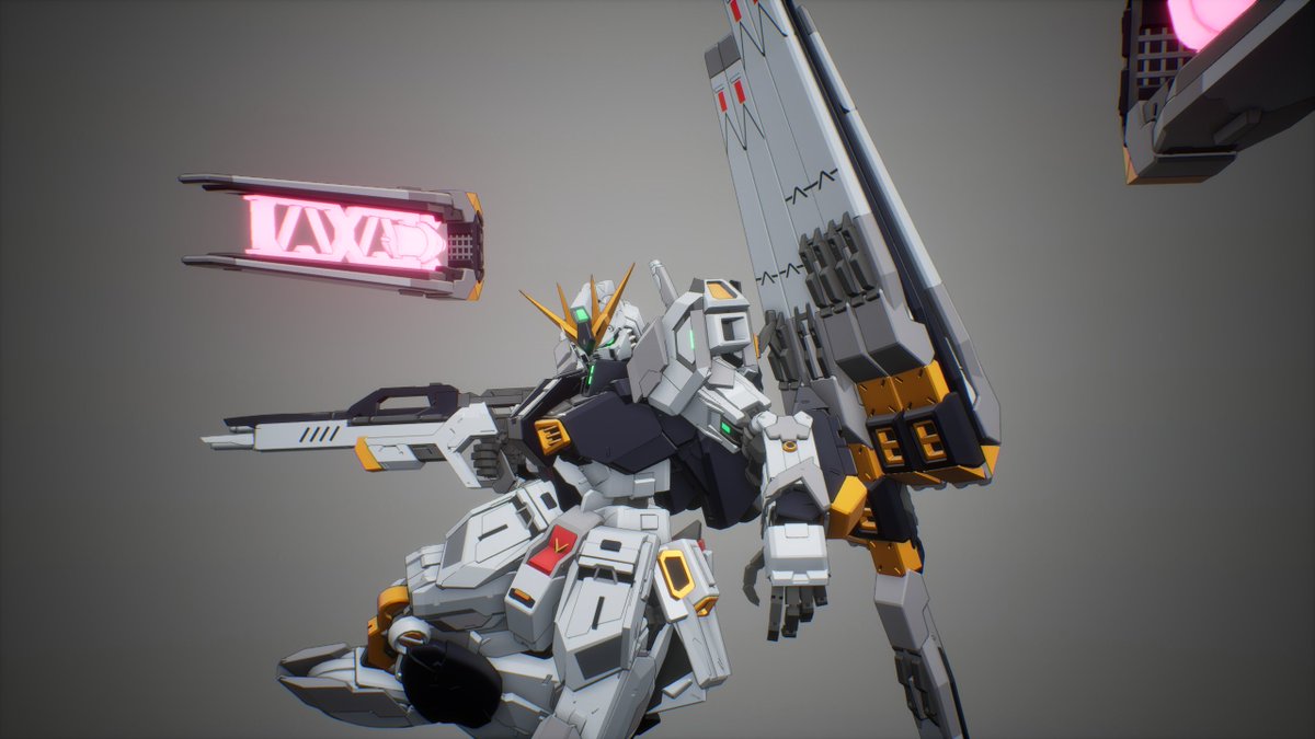 EstehCola's tweet image. Nu Gundam 
#MassBuilder #MobileSuitGundam #Gundam #Mecha
