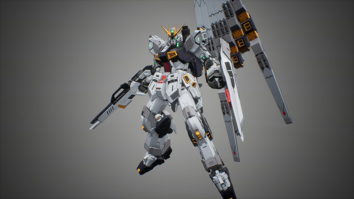 EstehCola's tweet image. Nu Gundam 
#MassBuilder #MobileSuitGundam #Gundam #Mecha