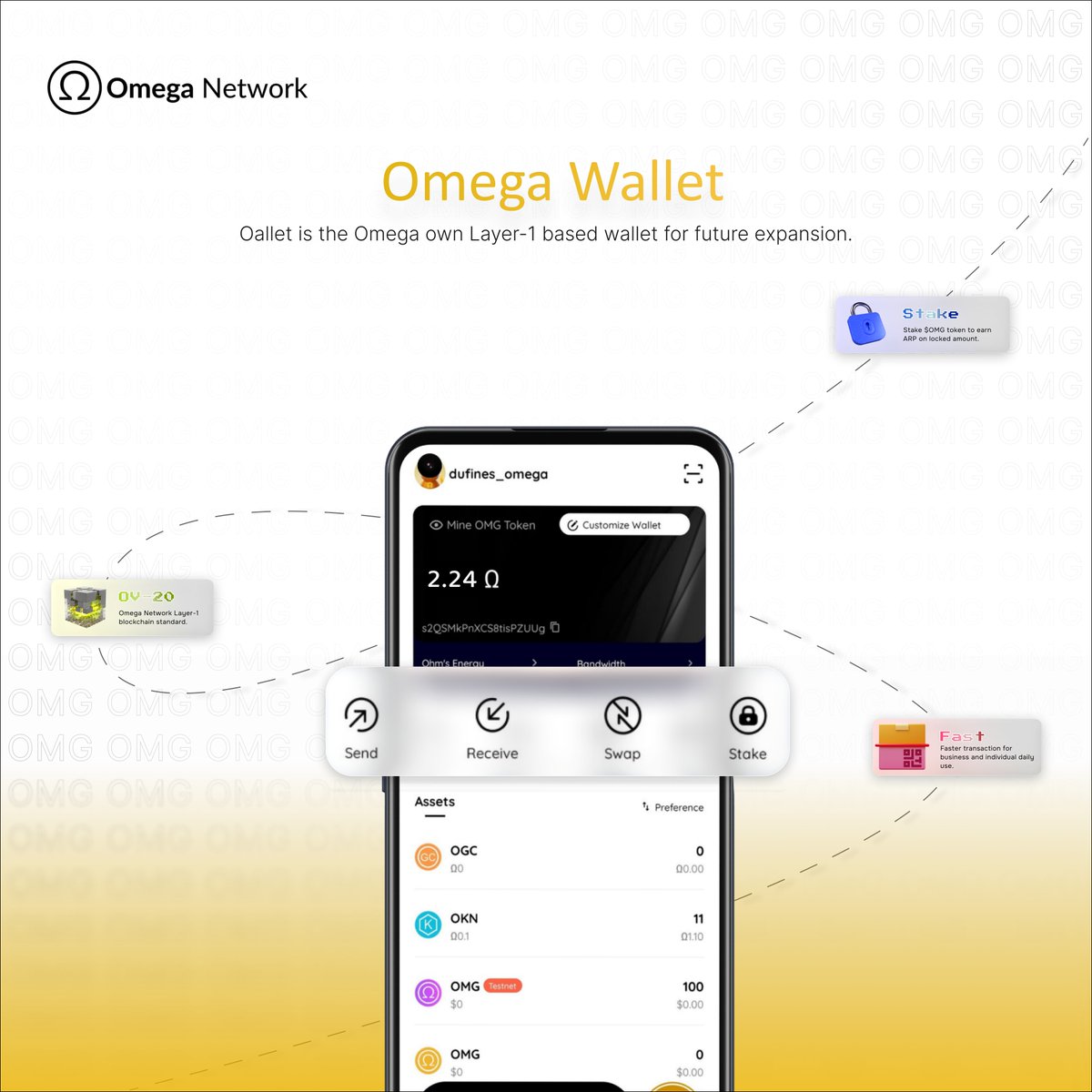 Omega Wallet Oallet is the official digital wallet developed for the Omega Network ...