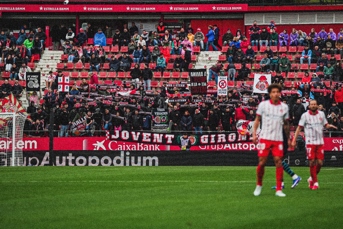 Seguim reclamant drets per a l’afició, llibertat d’animació i un futbol sense repressió. Animar no és delicte!

Orgullosos d’aquest equip i d’aquesta afició.
Aquest és el camí. Montilivi, el nostre fortí.