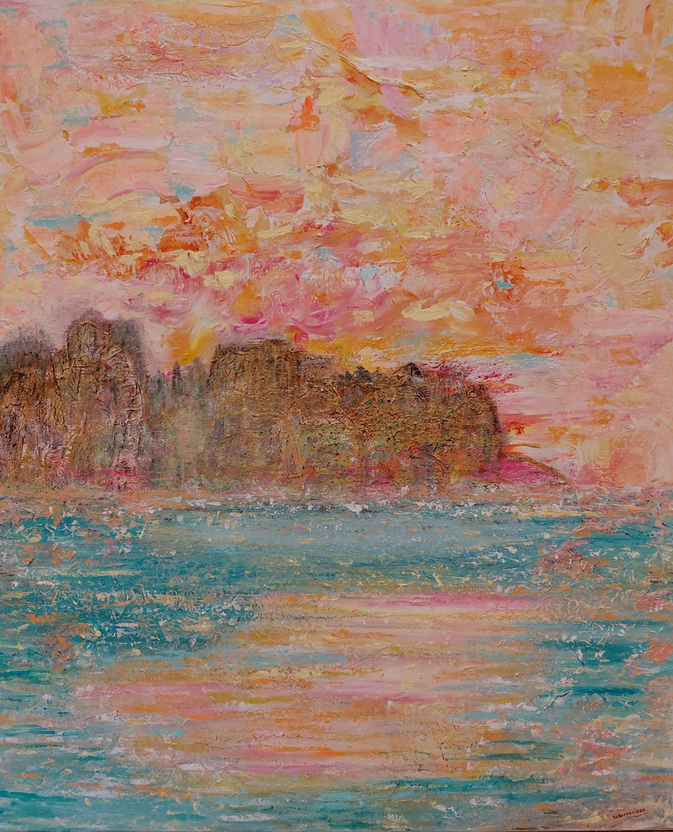 ADR_Brielle's tweet photo. The tactile application of color and the dreamlike atmosphere invite a direct comparison to Claude Monet.
This painting leans into the emotional and structural depth found in Monet’s San Giorgio Maggiore at Dusk or his later Water Lilies series.
By Diana Scherpenisse 🎨🇳🇱🌞 https://t.co/pYuj47wCmB