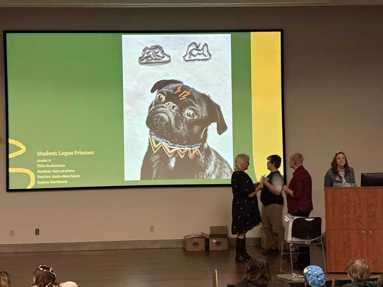 PilotsPrincipal's tweet photo. Ayersville Artists, Logan Friesener, Kaid Norton, Leah Sandleben, and Evalyn Maddock were recognized this morning at the OAEA Youth Art Month Exhibitions. Stay creative Pilot Nation! ✈️🎨 https://t.co/CeVwRDVdle