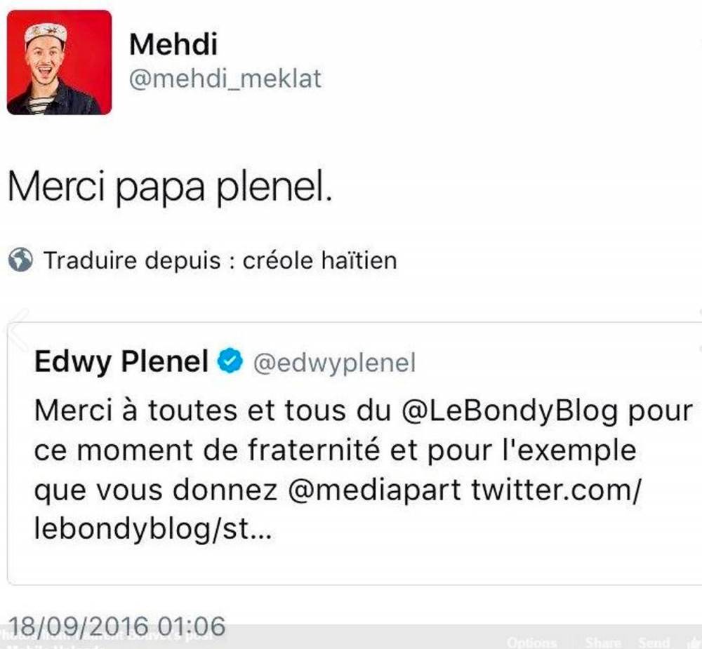 Sous pseudonyme, de 2011 à 2015,  Mehdi Meklat a publié 50000 tweets haineux (source Claude Askolovitch slate.fr/story/138005/m…).

50000 tweets haineux. 50000 !!!
Dont d'innombrables tweets anti-juifs, pro-Hitler.

Continuaient pourtant de le côtoyer chaleureusement France Inter,