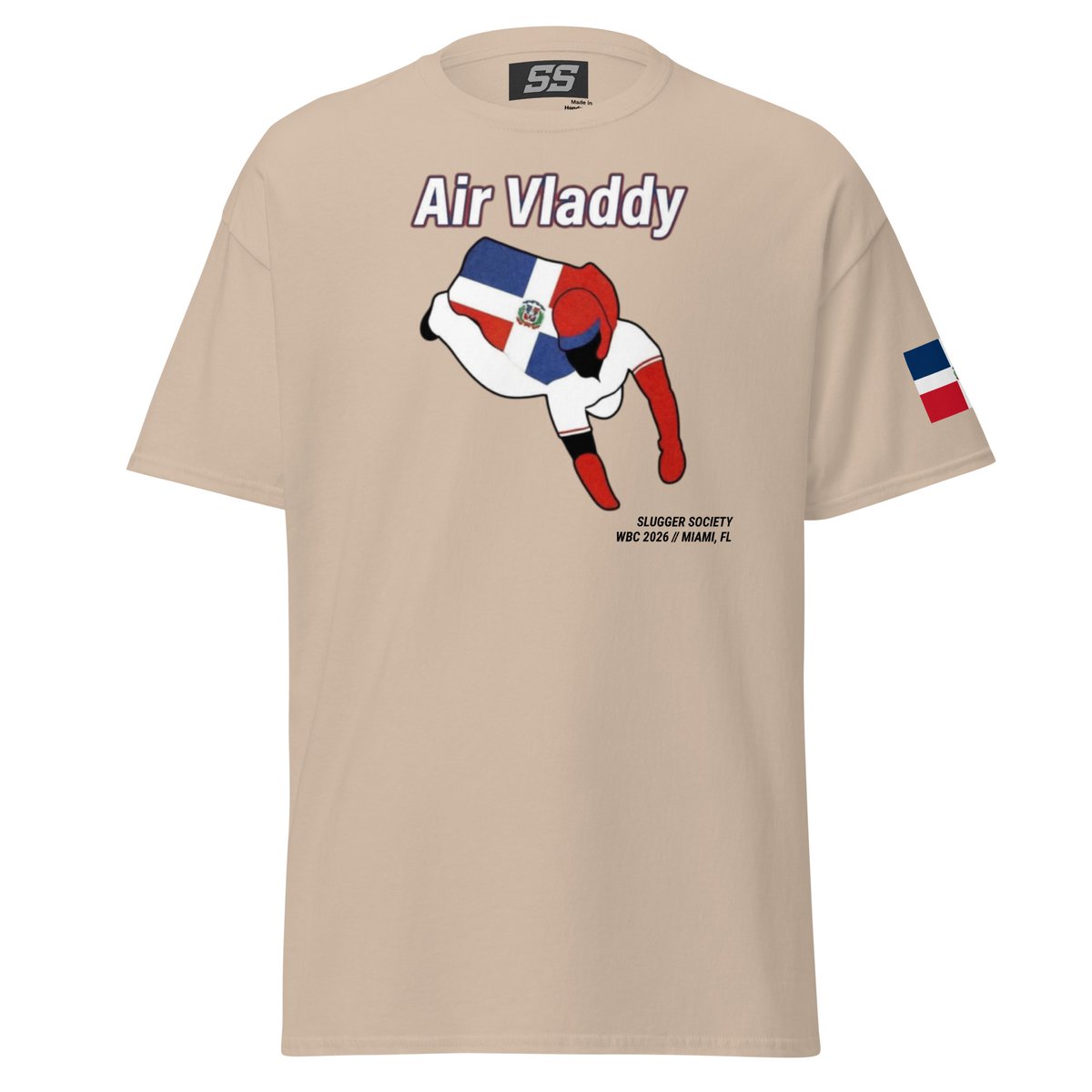 SluggerSociety's tweet photo. Screw it “Air Vladdy” shirt. #wbc2026 #dominicanrepublic https://t.co/o6eF7dTHxw https://t.co/ThKYrl46ih