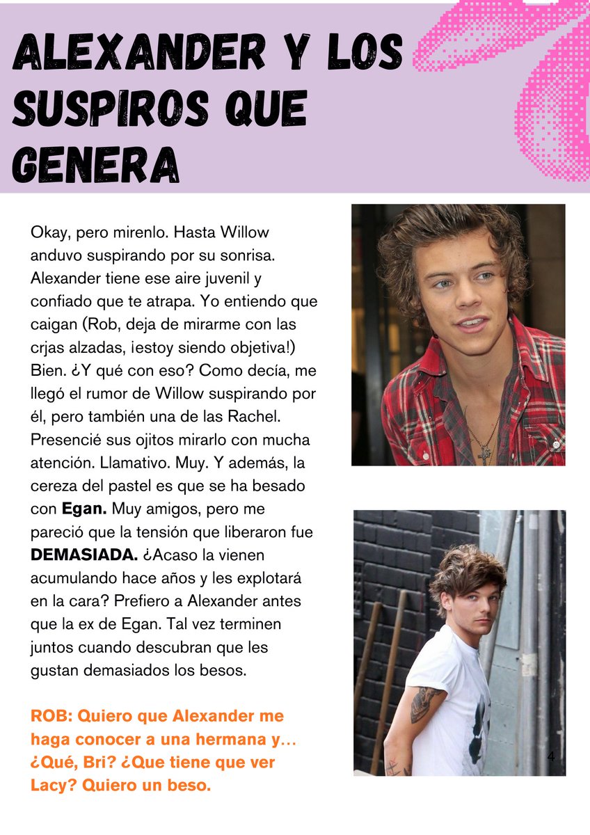 2) Alex y Egan, bienvenidos a la revista.